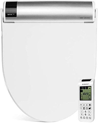 BioBidet Bliss BB2000 Elongated White Bidet Smart Toilet Seat, Premier Class, Unlimited Warm Water, Self Cleaning Hydroflush, Hybrid Heating, Wireless Remote Control, Inviting Nightlight, Vortex Wash $512.99 (Reg $837.56)
