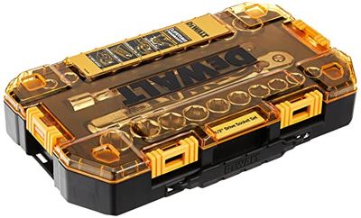 DEWALT DWMT73813 Tough Box Drive Socket Set, 1/2" $58.04 (Reg $83.22) DEWALT DWMT73813 Tough Box Drive Socket Set, 1/2" $58.04 (Reg $83.22)