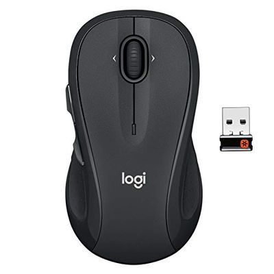 Logitech M510 Wireless Computer Mouse for PC with USB Unifying Receiver - Black $24.99 (Reg $49.99)