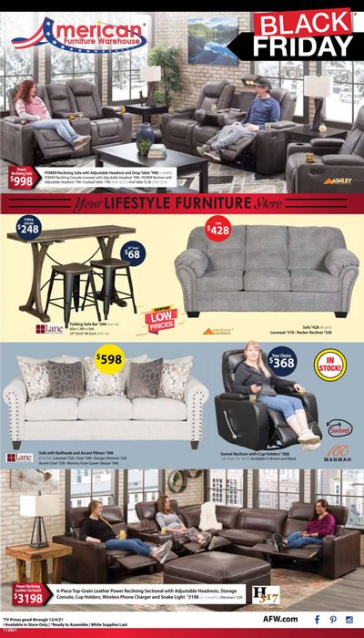 American Furniture Warehouse (AZ, CO, TX) Weekly Ad Flyer November 28 to December 5