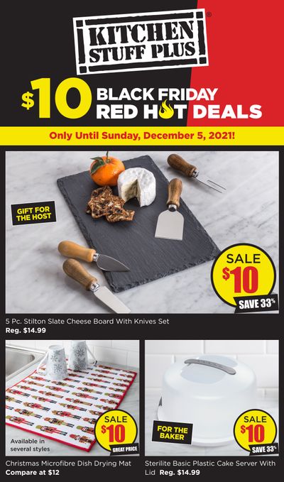 Kitchen Stuff Plus Red Hot Deals Flyer November 29 to December 5