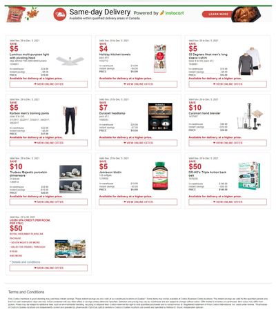 Costco Weekly Savings November 29 to December 5