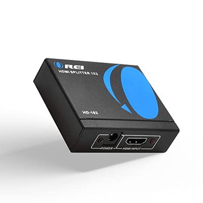 OREI 4K 1x2 HDMI Splitter - 1 Port to 2 HDMI Display Duplicate/Mirror - Powered Splitter Ver 1.4 Certified for Full HD 1080P High Resolution 3D Support (One Input To Two Outputs) - USB Powered $21.99 (Reg $33.12)