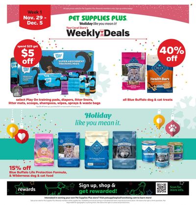 Pet Supplies Plus Weekly Ad Flyer November 29 to December 6