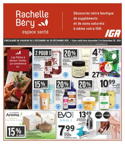 Rachelle Bery Health Flyer December 2 to 29