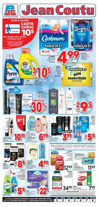 Jean Coutu (QC) Flyer December 2 to 8