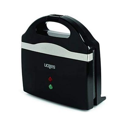 Salton Belgian Waffle Maker with Non-Stick Cooking Surface, Makes 2 Waffles with Deep Pockets for Syrup and Toppings in Minutes, Indicator Lights, Cord Wrap and Upright Storage, Black(WM1075BK) $19.99 (Reg $24.99) Salton Belgian Waffle Maker with Non-Stick Cooking Surface, Makes 2 Waffles with Deep Pockets for Syrup and Toppings in Minutes, Indicator Lights, Cord Wrap and Upright Storage, Black(WM1075BK) $19.99 (Reg $24.99)