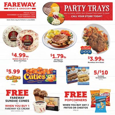Fareway (IA) Weekly Ad Flyer November 30 to December 7