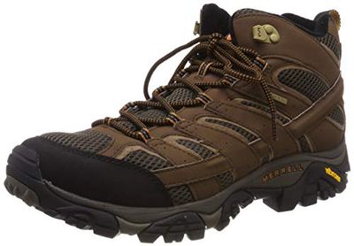Merrell Men's Moab 2 Mid GTX Hiking Boot, Earth, Numeric_10 $115.84 (Reg $201.99)