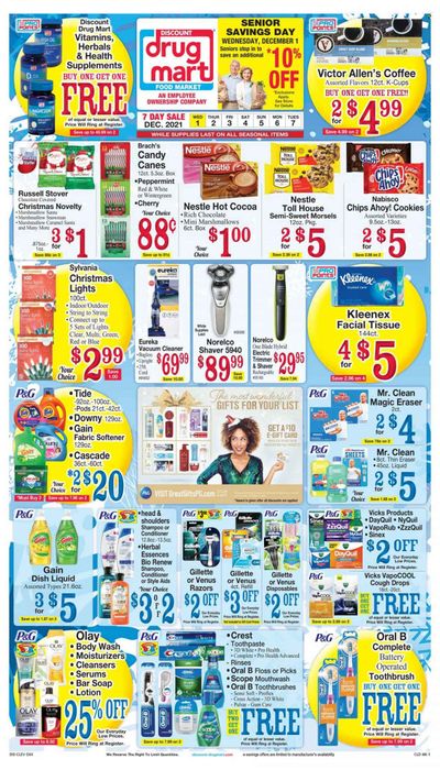 Discount Drug Mart (OH) Weekly Ad Flyer November 30 to December 7