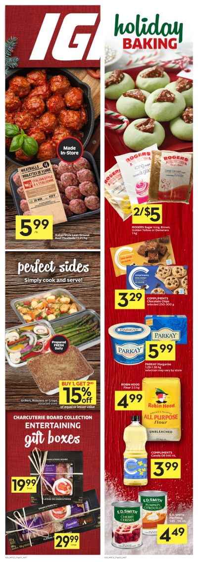 IGA (SK, MB & ON) Flyer December 2 to 8