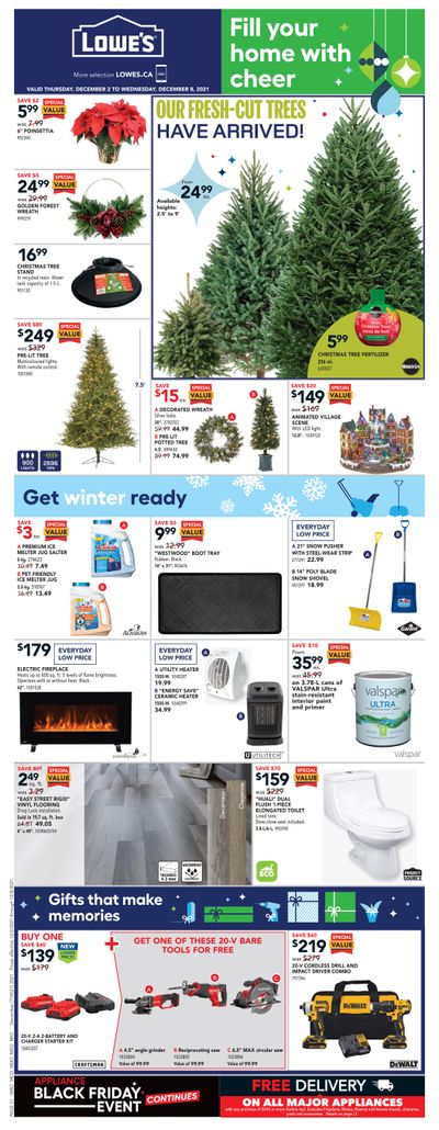 Lowe's Flyer December 2 to 8