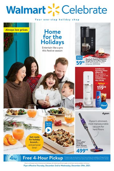 Walmart Celebrate Flyer December 2 to 29