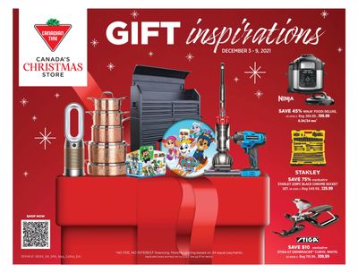 Canadian Tire Gift Inspirations Flyer December 3 to 9