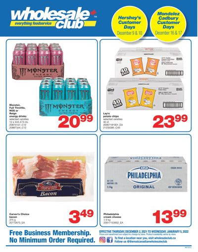 Wholesale Club (ON) Flyer December 2 to January 5