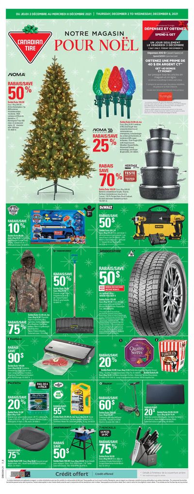 Canadian Tire (QC) Flyer December 2 to 8
