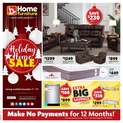 Home Furniture (Atlantic) Flyer December 2 to 12