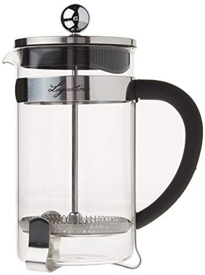Lagostina L510201205 5-Cup Coffee Press and Tea Maker, Stainless Steel and Borosilicate Glass, Silver $18.74 (Reg $24.99)