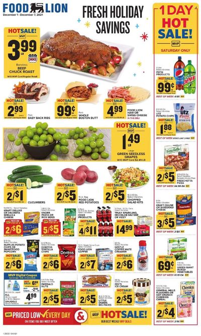 Food Lion (SC, VA) Weekly Ad Flyer December 1 to December 8