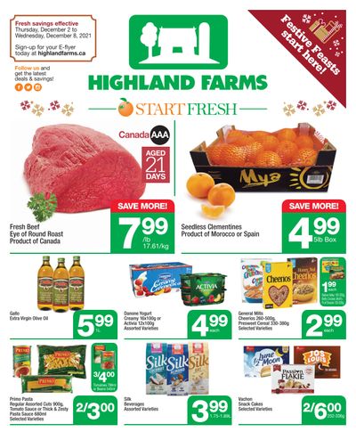 Highland Farms Flyer December 2 to 8