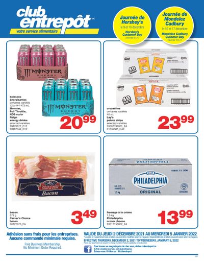 Wholesale Club (QC) Flyer December 2 to January 5