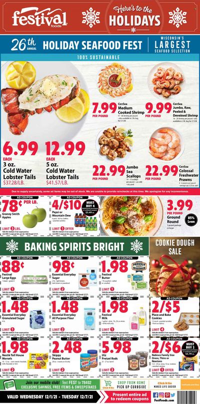 Festival Foods (WI) Weekly Ad Flyer December 1 to December 8