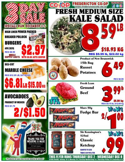 Fredericton Co-op Flyer December 2 to 8