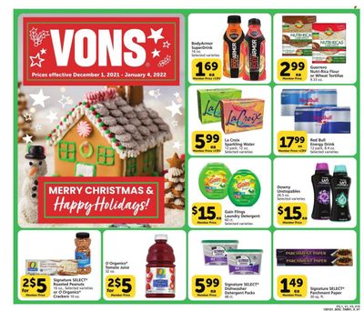 Vons (CA) Weekly Ad Flyer December 1 to December 8