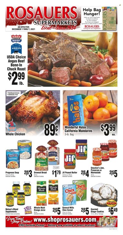Rosauers (ID, MT, OR, WA) Weekly Ad Flyer December 1 to December 8