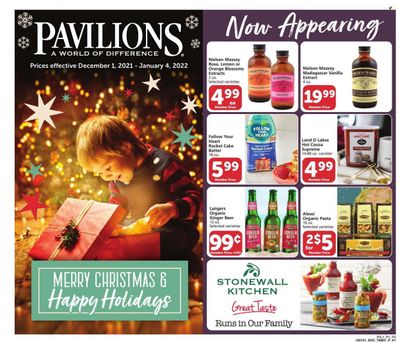 Pavilions (CA) Weekly Ad Flyer December 1 to December 8