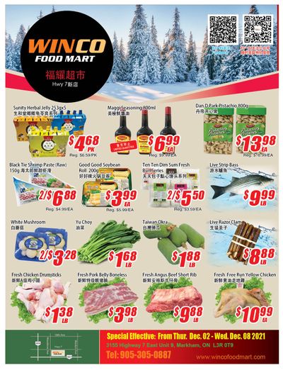 WinCo Food Mart (HWY 7) Flyer December 2 to 8