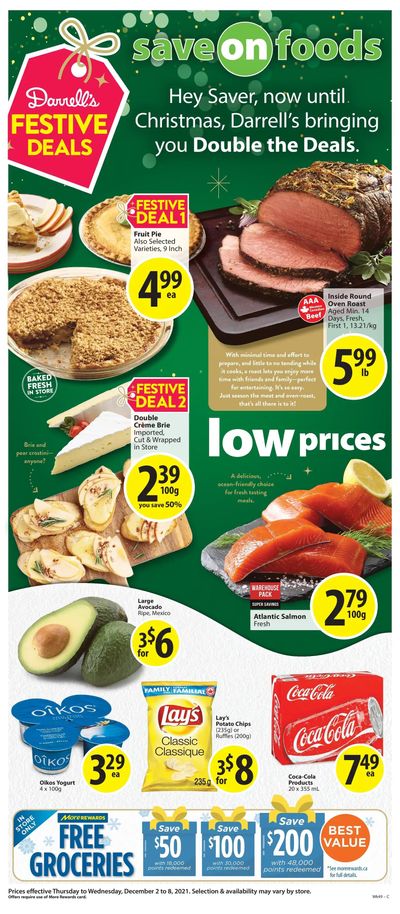 Save on Foods (SK) Flyer December 2 to 8