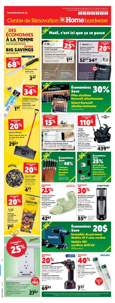 Home Hardware Building Centre (QC) Flyer December 2 to 8