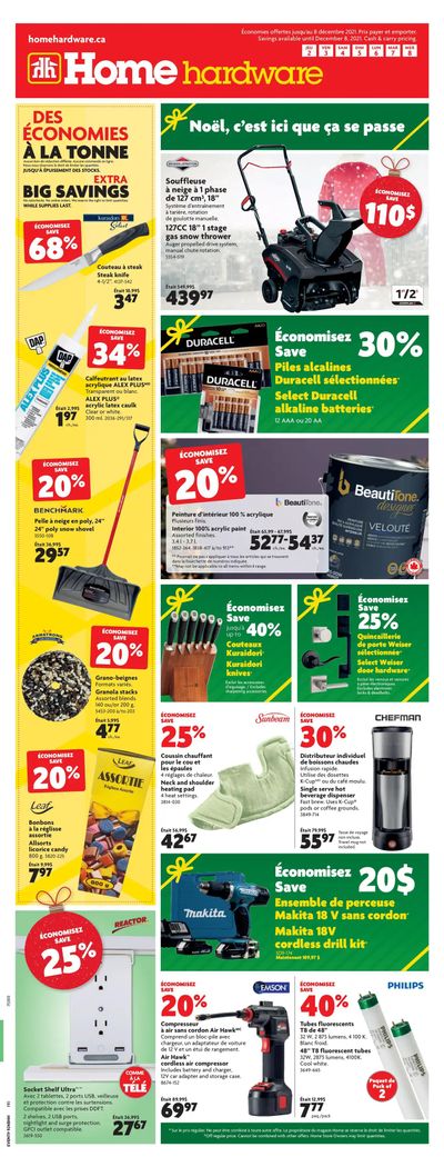 Home Hardware (QC) Flyer December 2 to 8