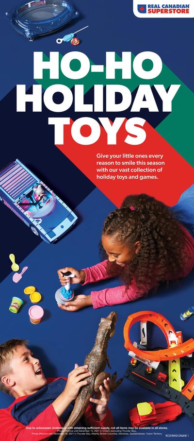 Real Canadian Superstore Ho-Ho Holiday Toys Flyer December 2 to 16