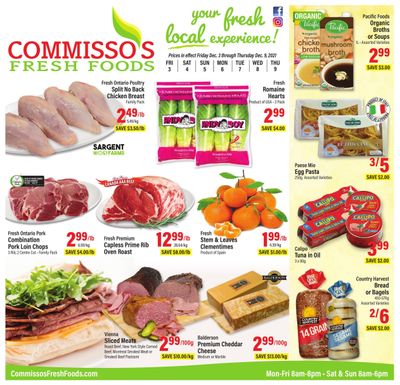 Commisso's Fresh Foods Flyer December 3 to 9