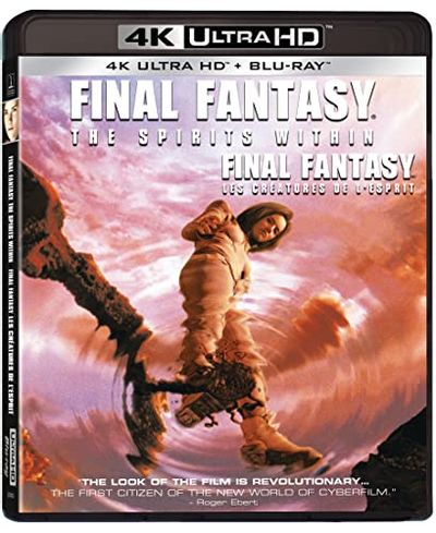 Final Fantasy: The Spirits Within - 4K UHD/Blu-ray Combo (Bilingual) $19.99 (Reg $30.99) Final Fantasy: The Spirits Within - 4K UHD/Blu-ray Combo (Bilingual) $19.99 (Reg $30.99)
