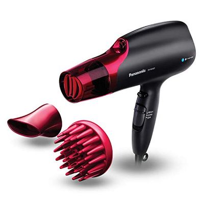 Panasonic Ehna65k Moisture Infusion Nanoe Hair Dryer With 3 Attachments, Pink, Matte Black & Pink, 950 Grams $99.78 (Reg $139.99)