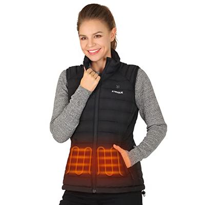FTVOGUE Lightweight Women’s Heated Vest with Battery Pack, Black $159.99 (Reg $169.99)