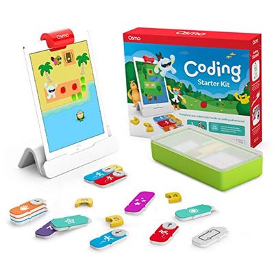 Osmo - Coding Starter Kit for iPad - 3 Educational Learning Games - Ages 5-10+ - Learn to Code, Coding Basics & Coding Puzzles - STEM Toy (Osmo iPad Base Included) $78.86 (Reg $139.99)