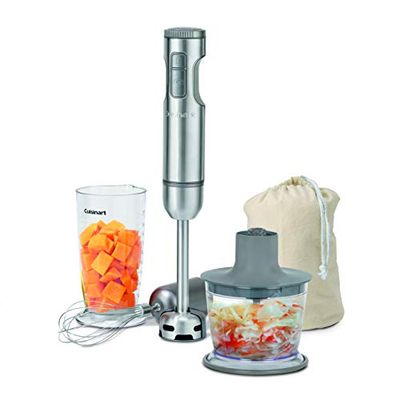 Cuisinart Smart Stick Variable speed hand blender with chopper CSB-87C, Silver, large $59.97 (Reg $79.99)