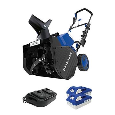 Snow Joe 24V-X2-SB18 18-Inch 48-Volt 4.0-Ah Cordless Snow Blower, Kit (w/2 x 24-Volt 4.0-Ah Batteries and Rapid Charger) $359.98 (Reg $459.20)
