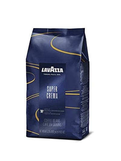 Lavazza Super Crema Whole Bean Coffee Blend, Medium Espresso Roast, 2.2-Pound (1KG) Bag $17.1 (Reg $33.00)