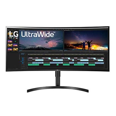 LG UltraWide 38WN75C-B 38'' Class 21:9 UltraWide QHD+ HDR IPS Curved Monitor, Black $1099.99 (Reg $1221.99)