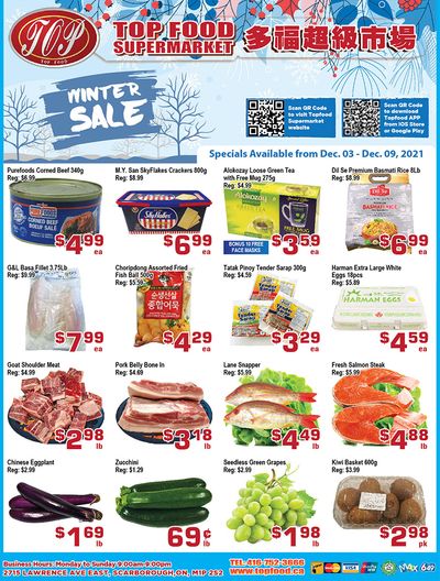 Top Food Supermarket Flyer December 3 to 9
