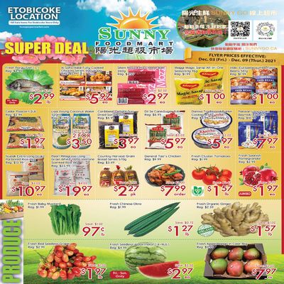Sunny Foodmart (Etobicoke) Flyer December 3 to 9 Sunny Foodmart (Etobicoke) Flyer December 3 to 9