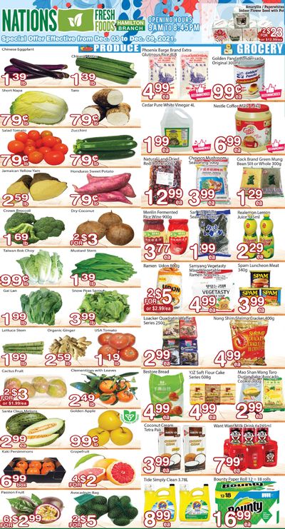 Nations Fresh Foods (Hamilton) Flyer December 3 to 9