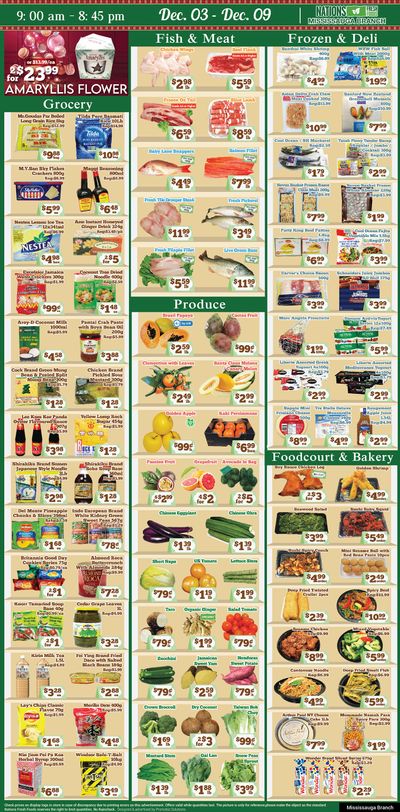 Nations Fresh Foods (Mississauga) Flyer December 3 to 9