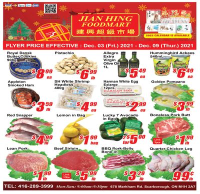 Jian Hing Foodmart (Scarborough) Flyer December 3 to 9