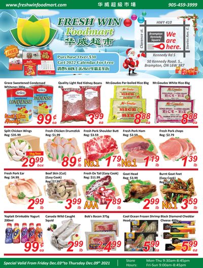 Fresh Win Foodmart Flyer December 3 to 9